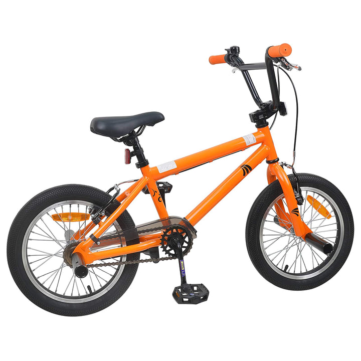 BMX Cykel 18 tommer til 7-10 år gamle Orange