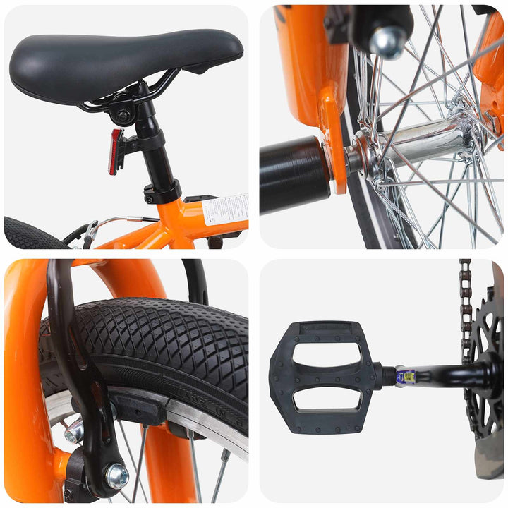 BMX Cykel 20 tommer for over 9 år gammel Orange