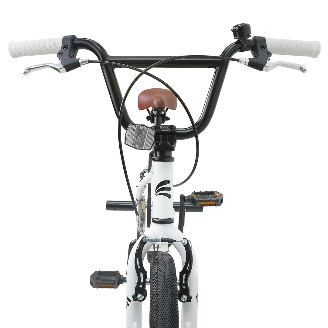 BMX Cykel 18 tommer til 7-10 år gamle Hvid