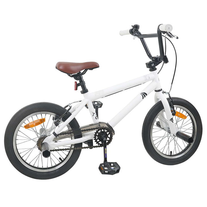 BMX Cykel 18 tommer til 7-10 år gamle Hvid