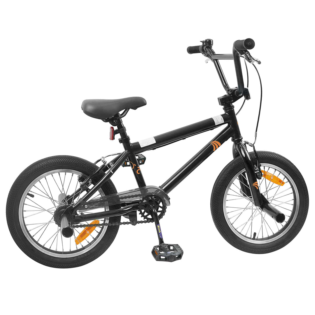 BMX Cykel 16 tommer til 5-8 år gamle Sort