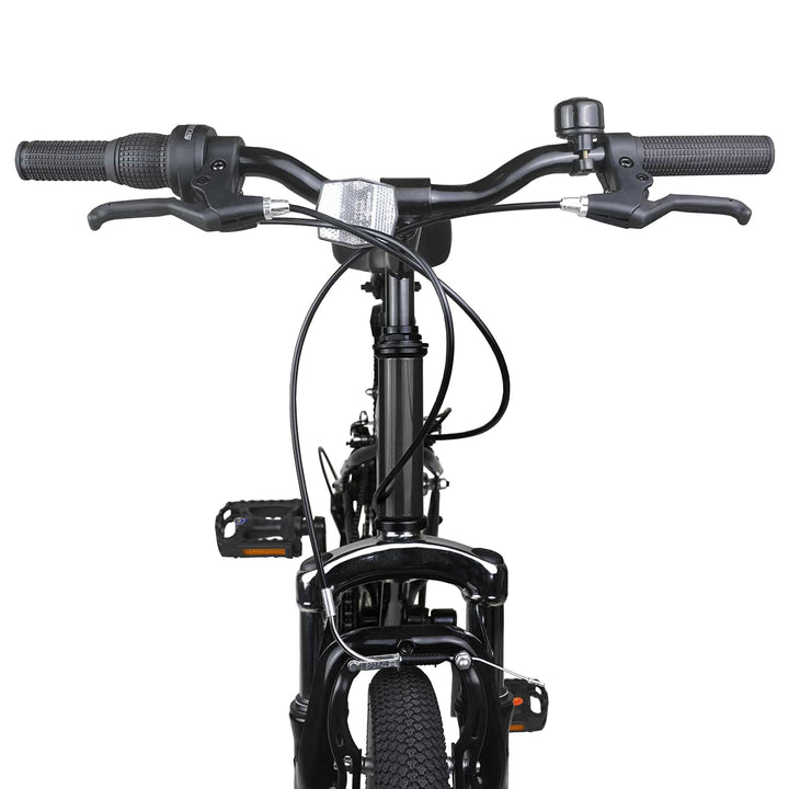 Mountainbike 24 tommer 6-hastighed til 8-12 år Sort