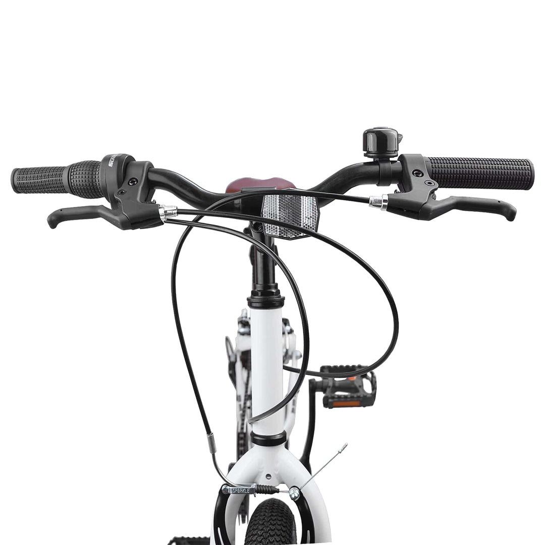 Mountainbike 20 tommer 6-Speed til 5-8 år gamle Hvid