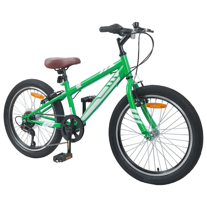 Mountainbike 20 tommer 6-Speed til 5-8 år gamle Grøn