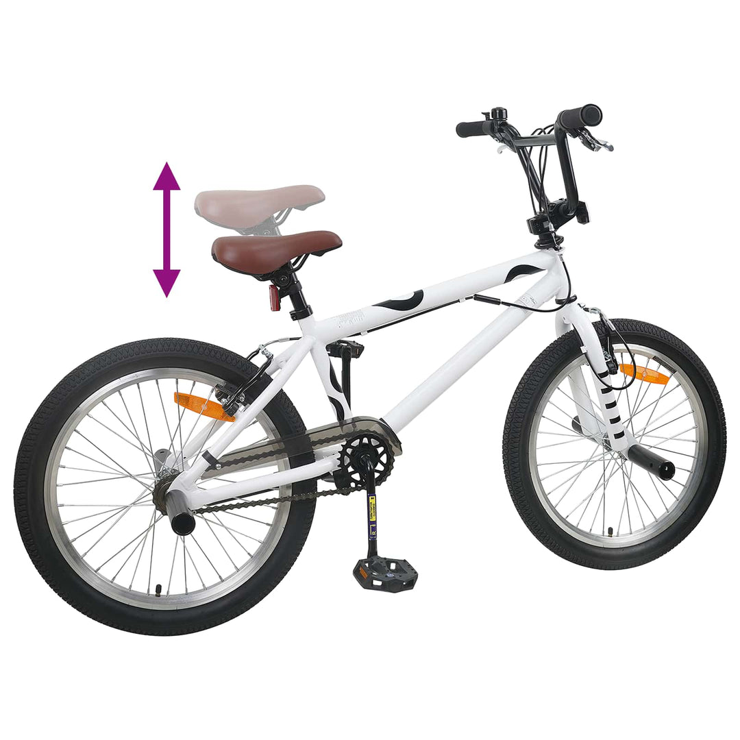 BMX Cykel 20 tommer for over 9 år gammel Hvid