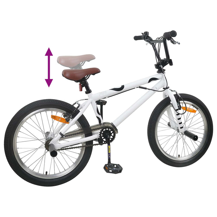 BMX Cykel 20 tommer for over 9 år gammel Hvid