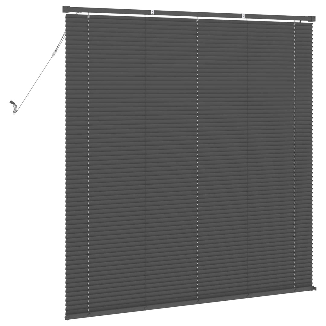 Persienner Sølvgrå 150 x 150 cm 25 mm PVC