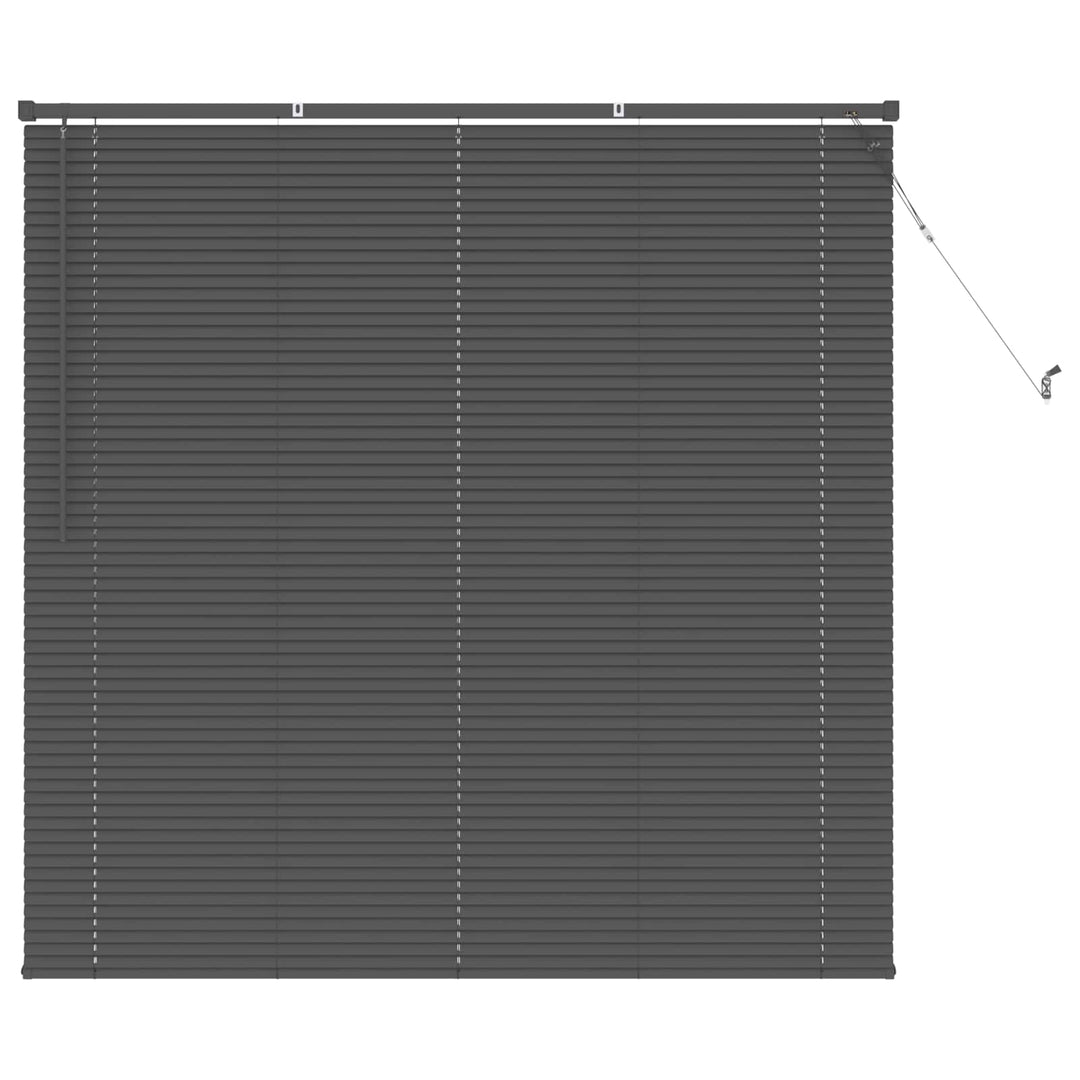 Persienner Sølvgrå 150 x 150 cm 25 mm PVC