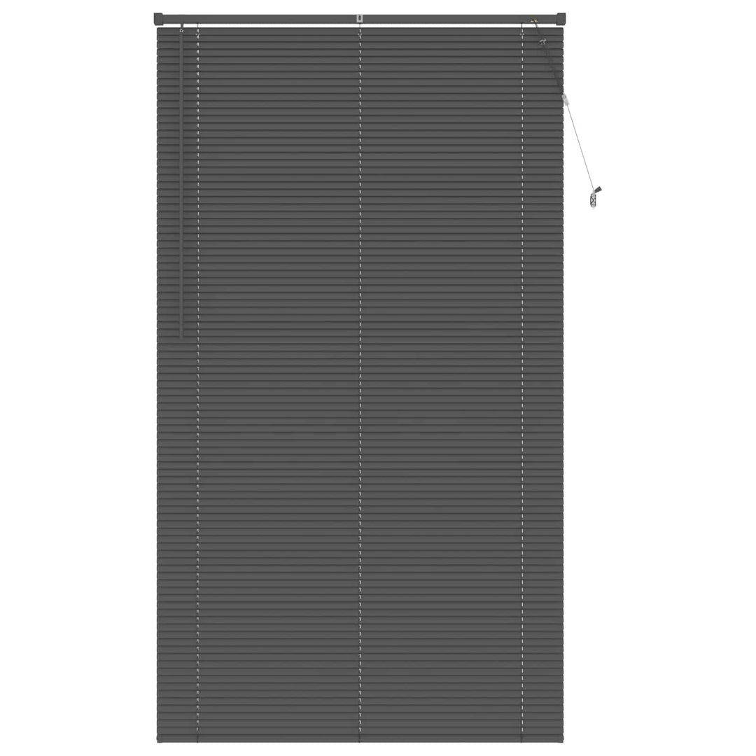 Persienner Sølvgrå 213 x 120 cm 25 mm PVC