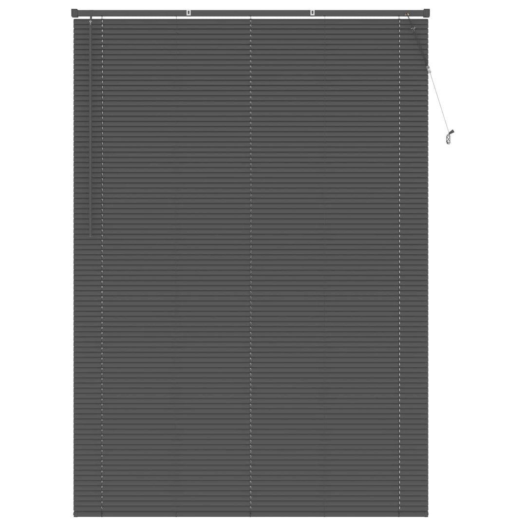 Persienner Sølvgrå 213 x 150 cm 25 mm PVC