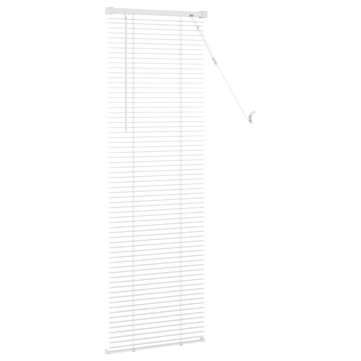 Persienner Hvid 150 x 40 cm 25 mm PVC