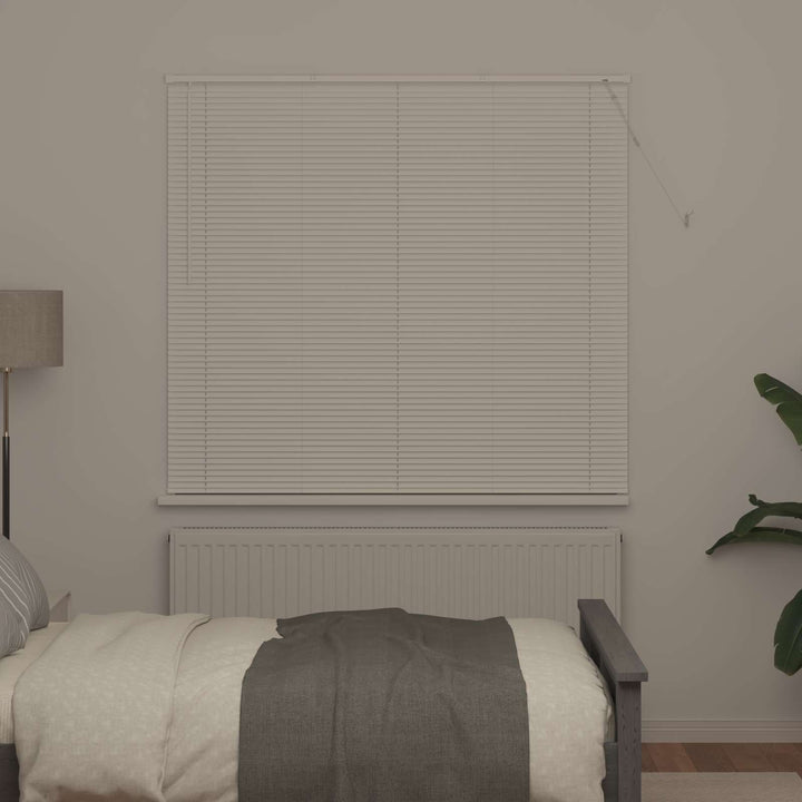 Persienner Hvid 150 x 150 cm 25 mm PVC