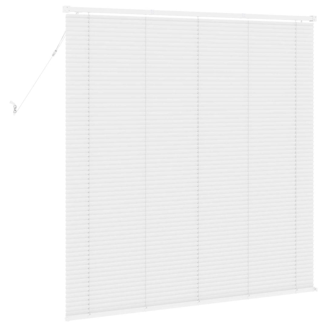 Persienner Hvid 150 x 150 cm 25 mm PVC