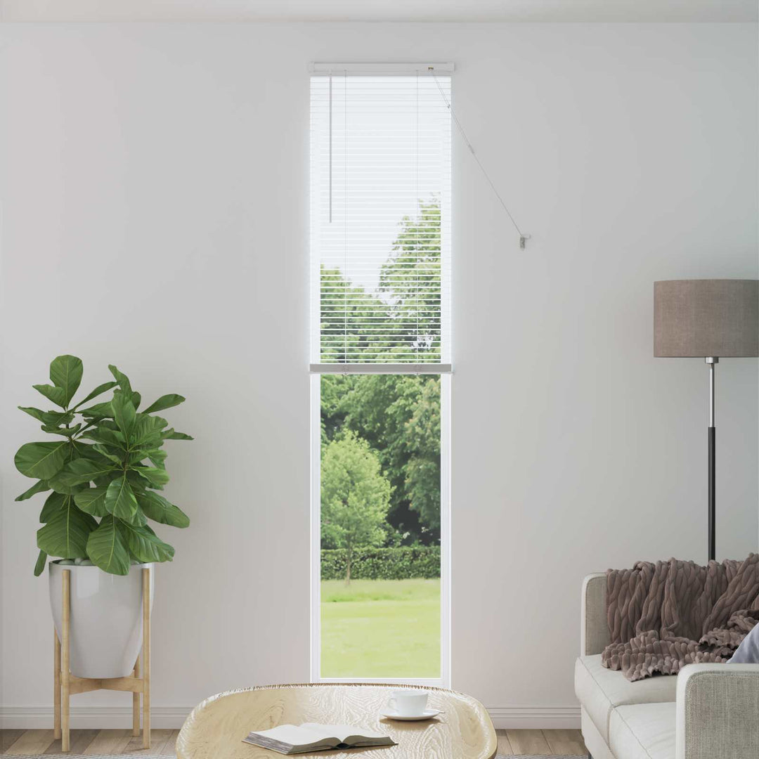 Persienner Hvid 213 x 40 cm 25 mm PVC