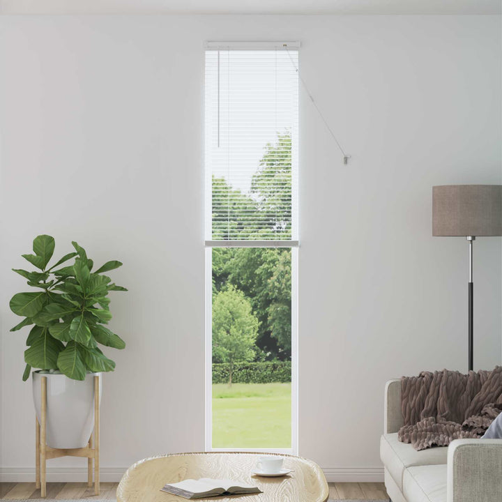 Persienner Hvid 213 x 50 cm 25 mm PVC