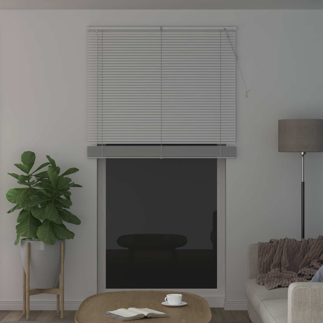 Persienner Hvid 213 x 120 cm 25 mm PVC