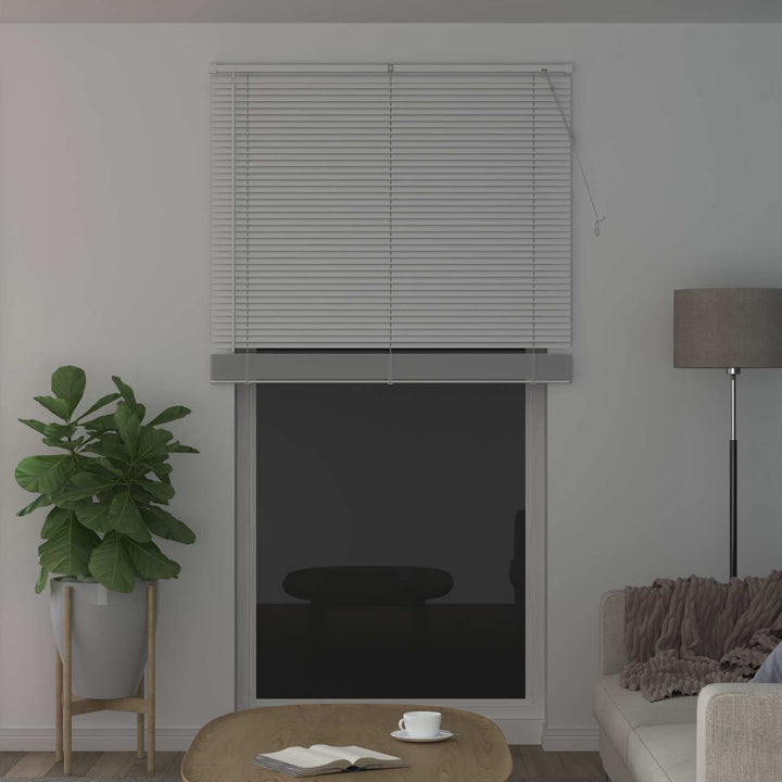 Persienner Hvid 213 x 120 cm 25 mm PVC
