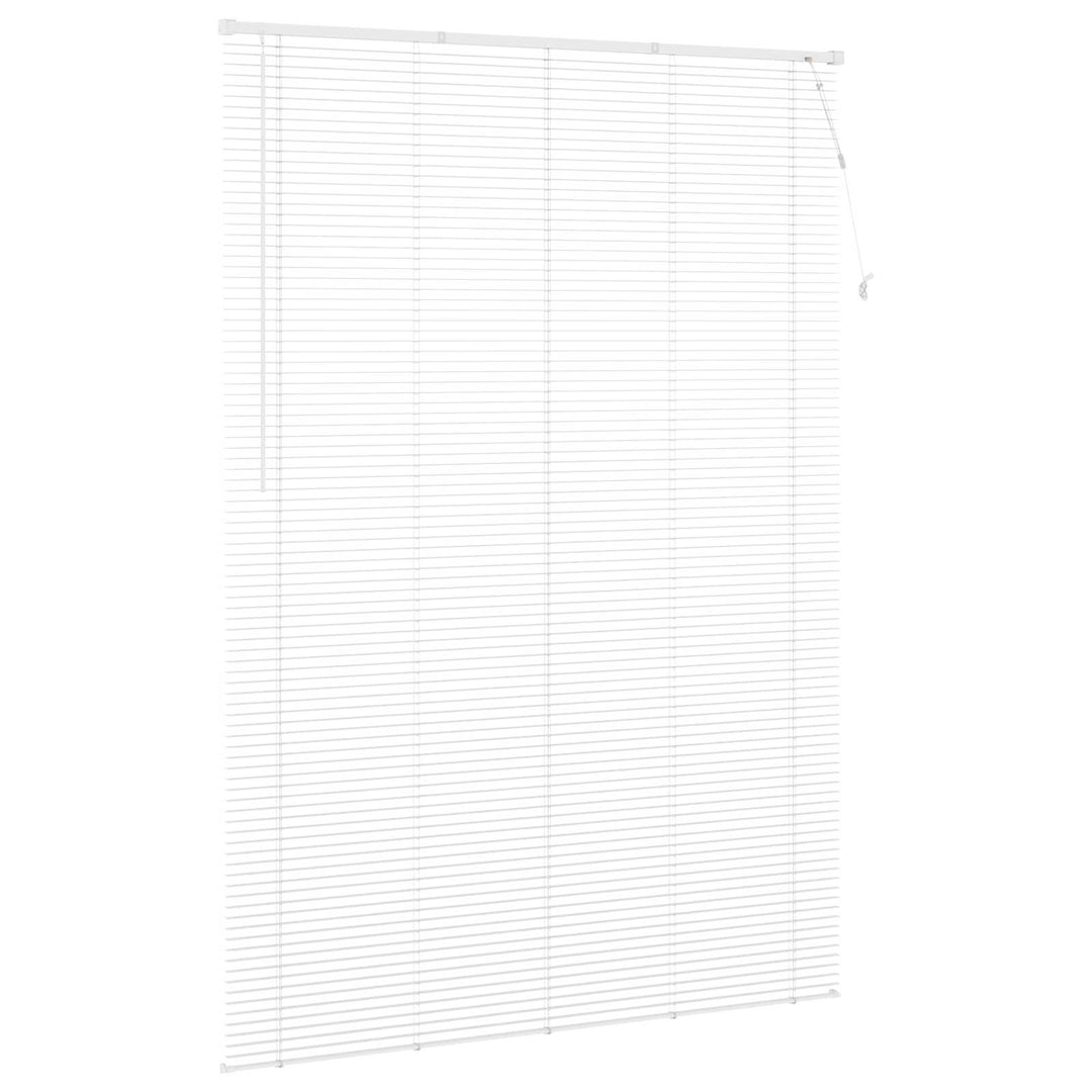Persienner Hvid 213 x 160 cm 25 mm PVC