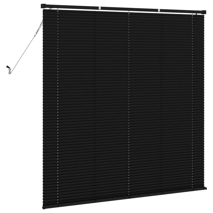 Persienner Sort 150 x 150 cm 25 mm PVC