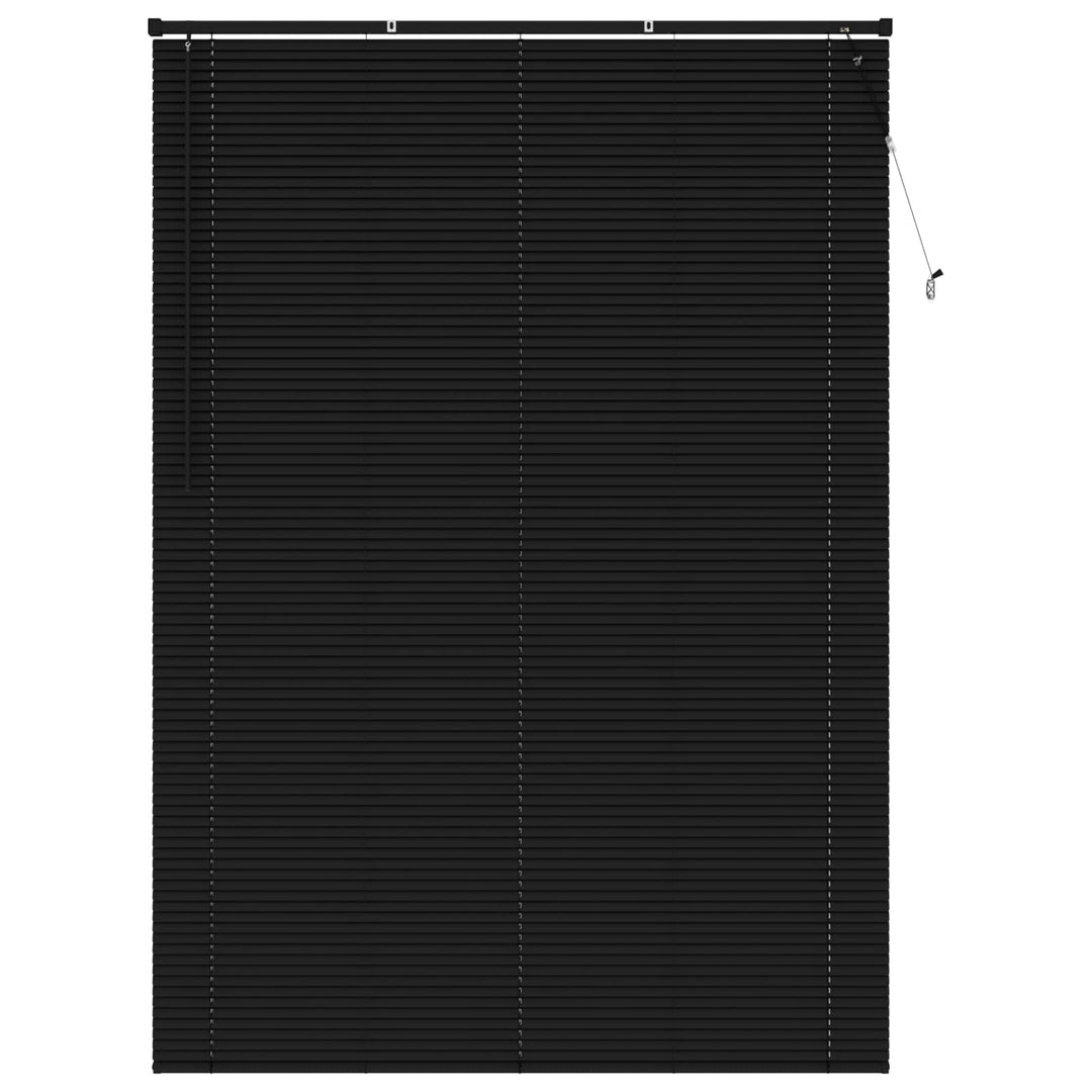 Persienner Sort 213 x 150 cm 25 mm PVC