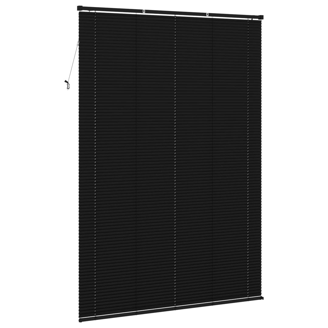 Persienner Sort 213 x 160 cm 25 mm PVC
