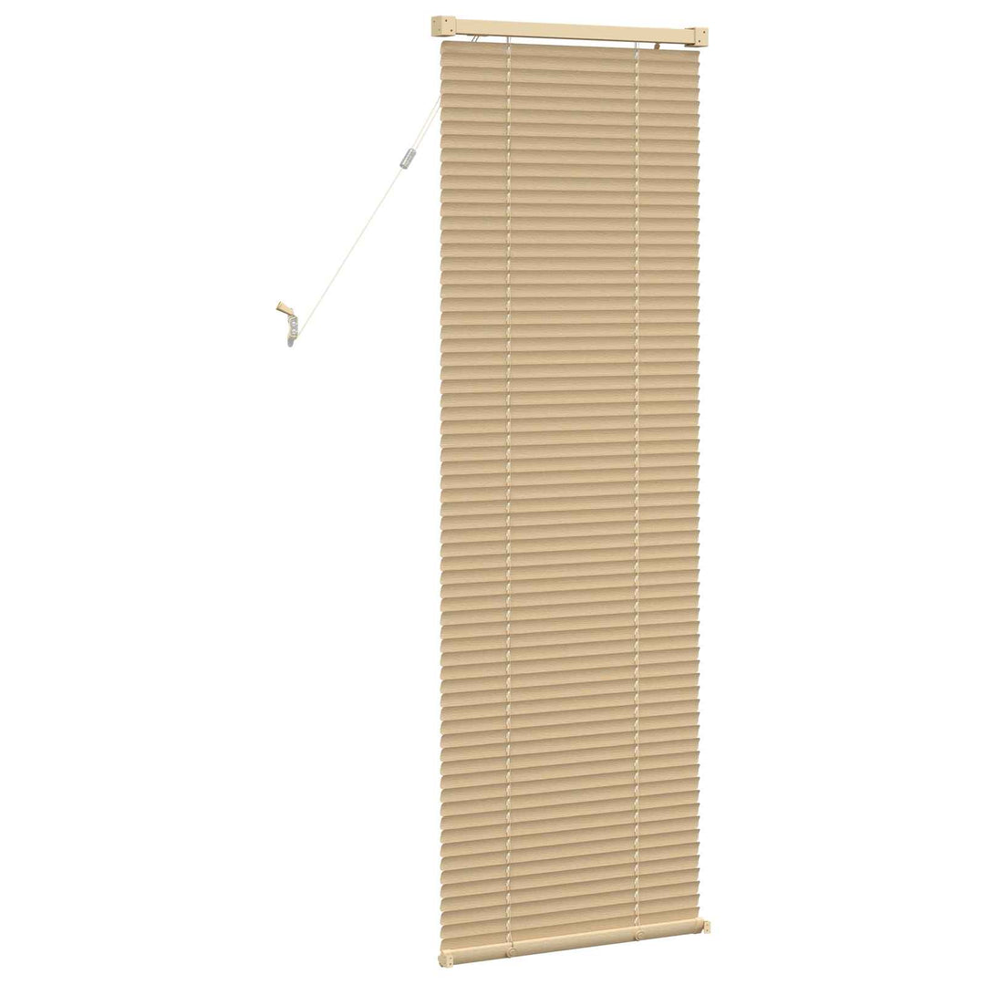 Persienner Lys Brun med Mønster 150 x 40 cm 25 mm PVC