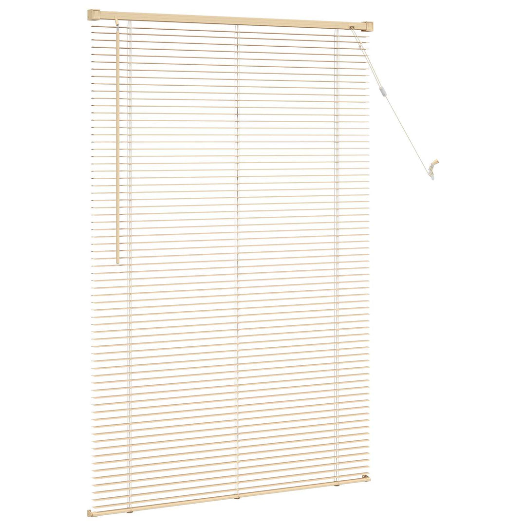 Persienner Lys Brun med Mønster 150 x 70 cm 25 mm PVC
