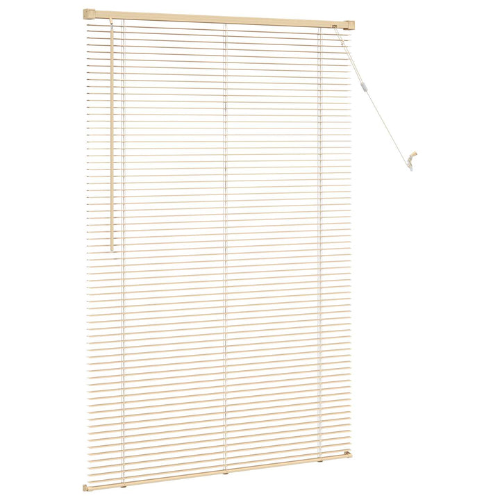 Persienner Lys Brun med Mønster 150 x 80 cm 25 mm PVC
