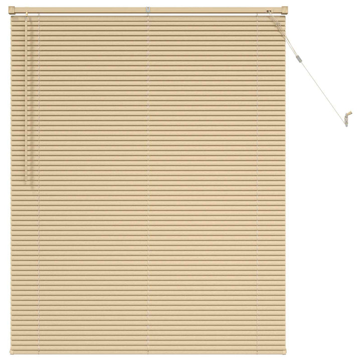 Persienner Lys Brun med Mønster 150 x 120 cm 25 mm PVC