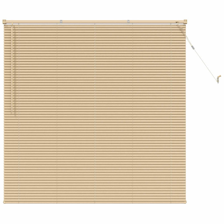 Persienner Lys Brun med Mønster 150 x 150 cm 25 mm PVC