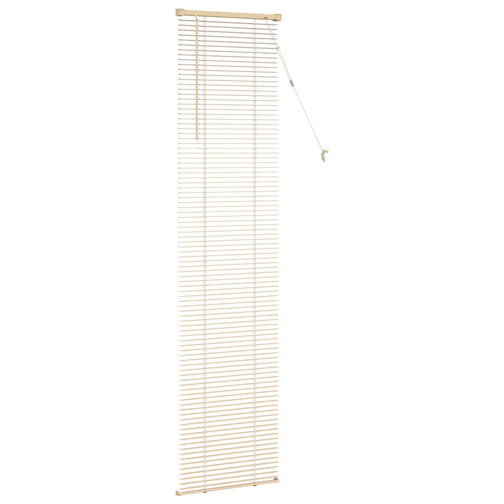 Persienner Lys Brun med Mønster 213 x 50 cm 25 mm PVC