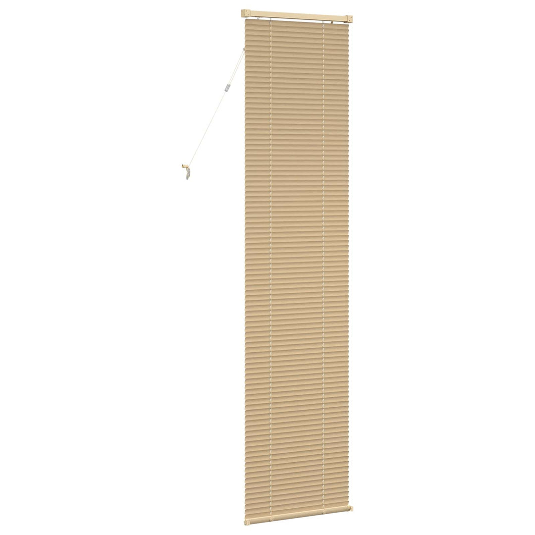 Persienner Lys Brun med Mønster 213 x 50 cm 25 mm PVC