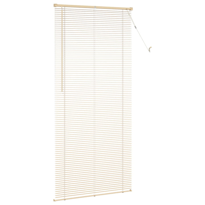 Persienner Lys Brun med Mønster 213 x 80 cm 25 mm PVC