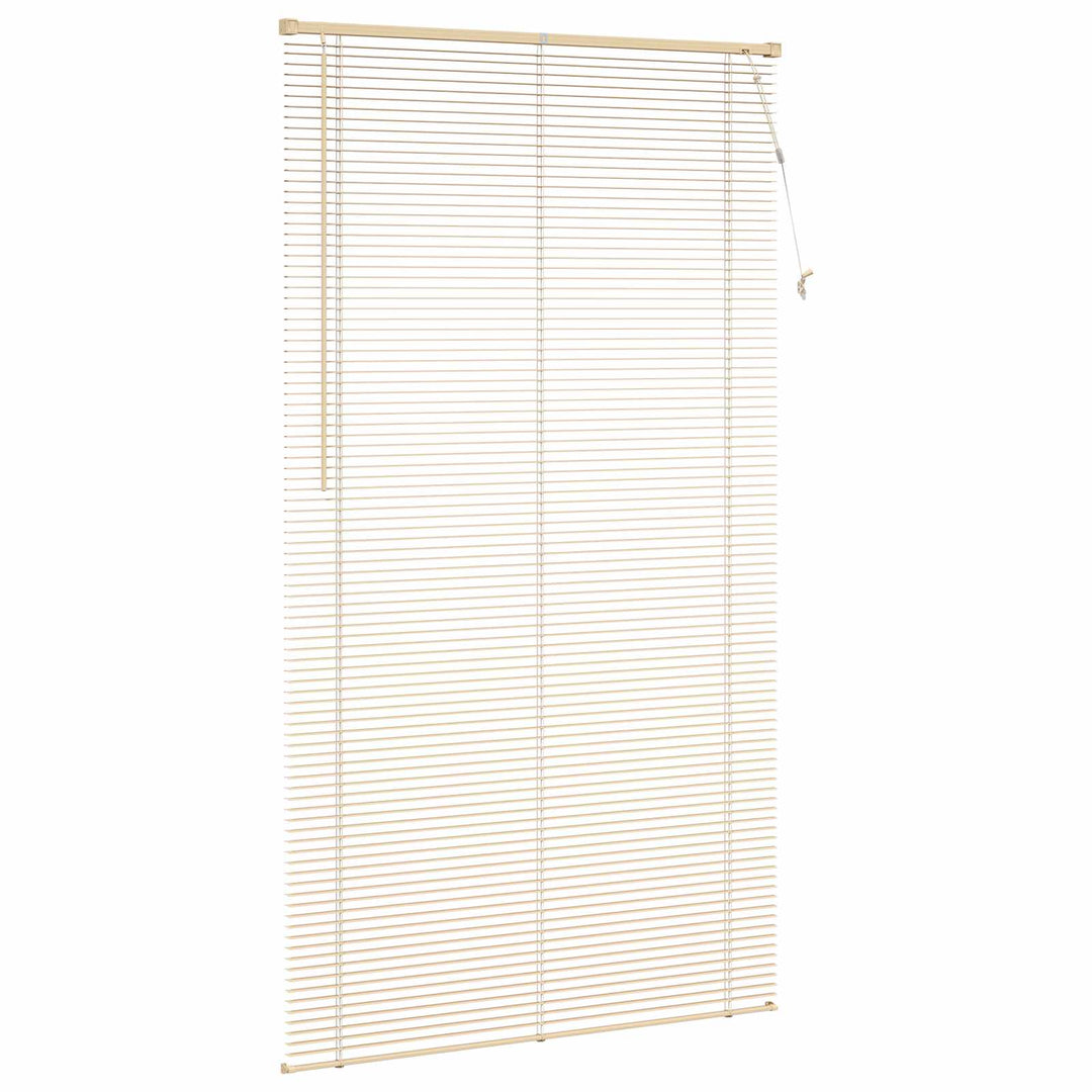 Persienner Lys Brun med Mønster 213 x 120 cm 25 mm PVC