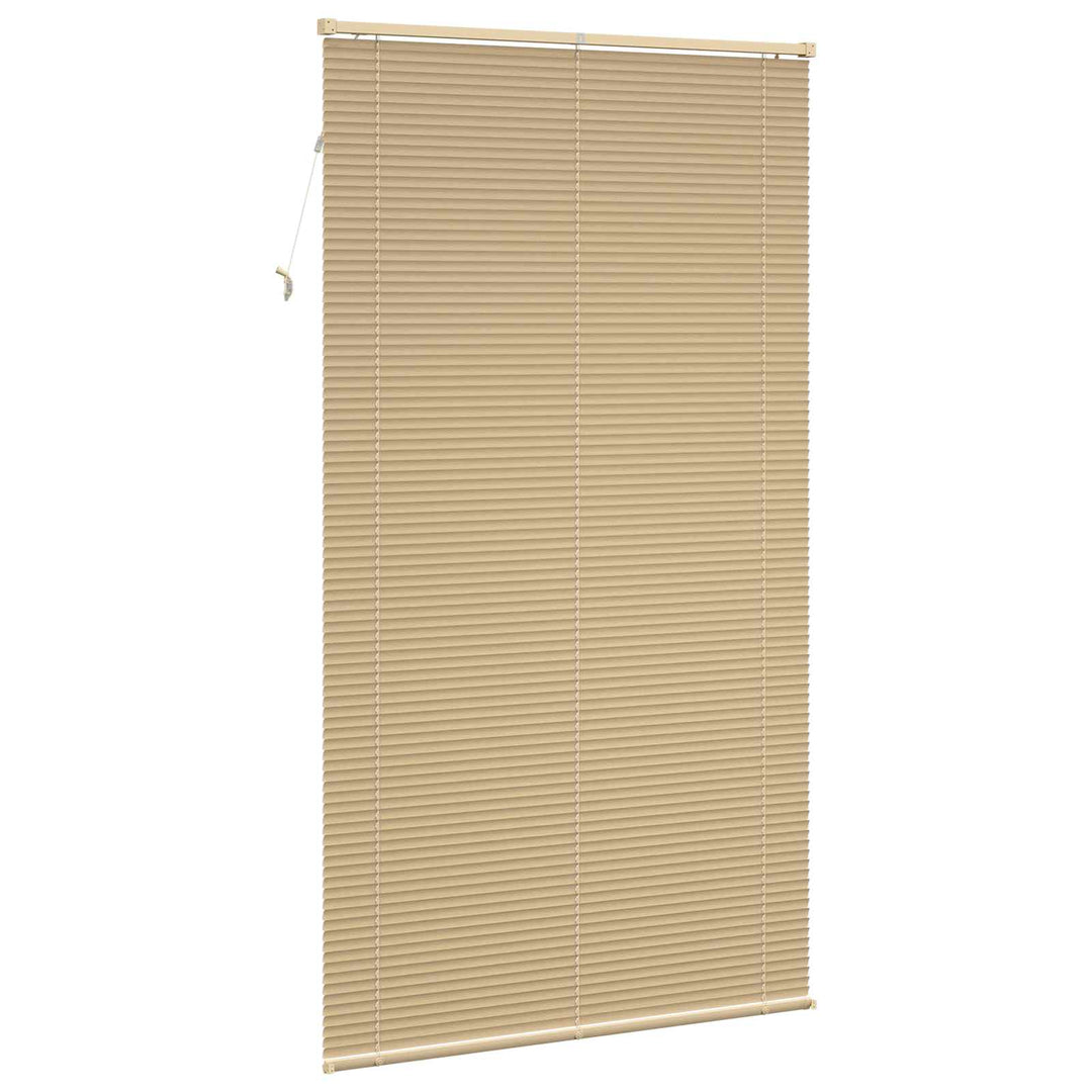 Persienner Lys Brun med Mønster 213 x 120 cm 25 mm PVC