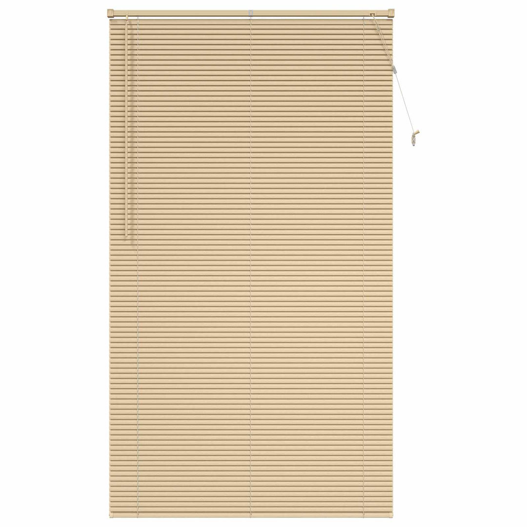 Persienner Lys Brun med Mønster 213 x 120 cm 25 mm PVC