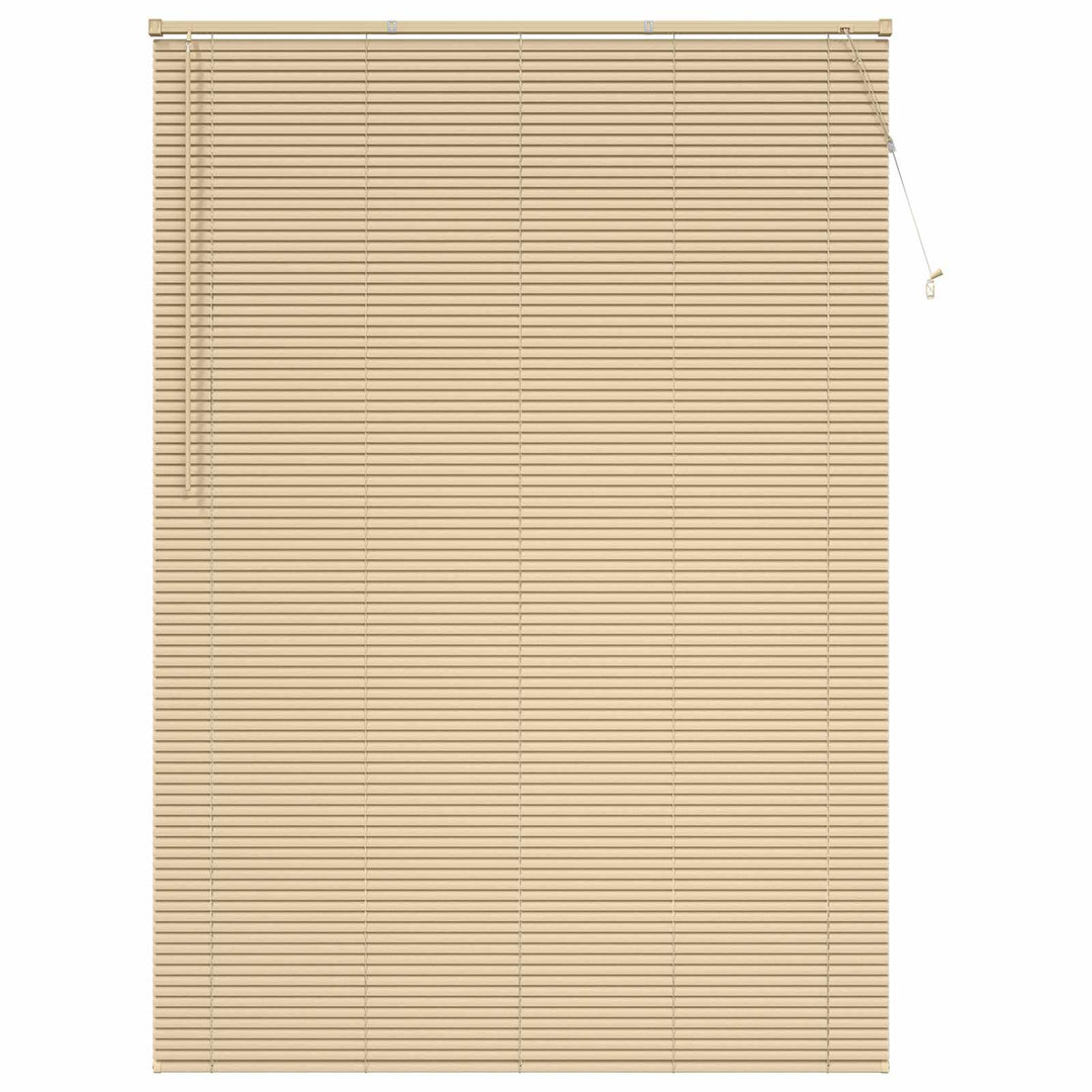 Persienner Lys Brun med Mønster 213 x 140 cm 25 mm PVC
