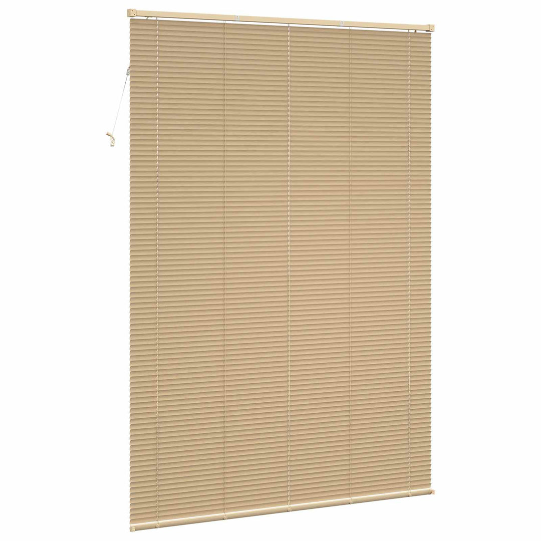 Persienner Lys Brun med Mønster 213 x 160 cm 25 mm PVC