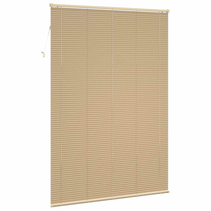 Persienner Lys Brun med Mønster 213 x 160 cm 25 mm PVC