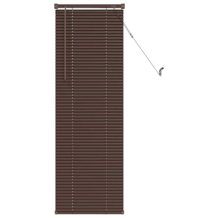 Persienner Mørk Brun med Mønster 150 x 50 cm 25 mm PVC
