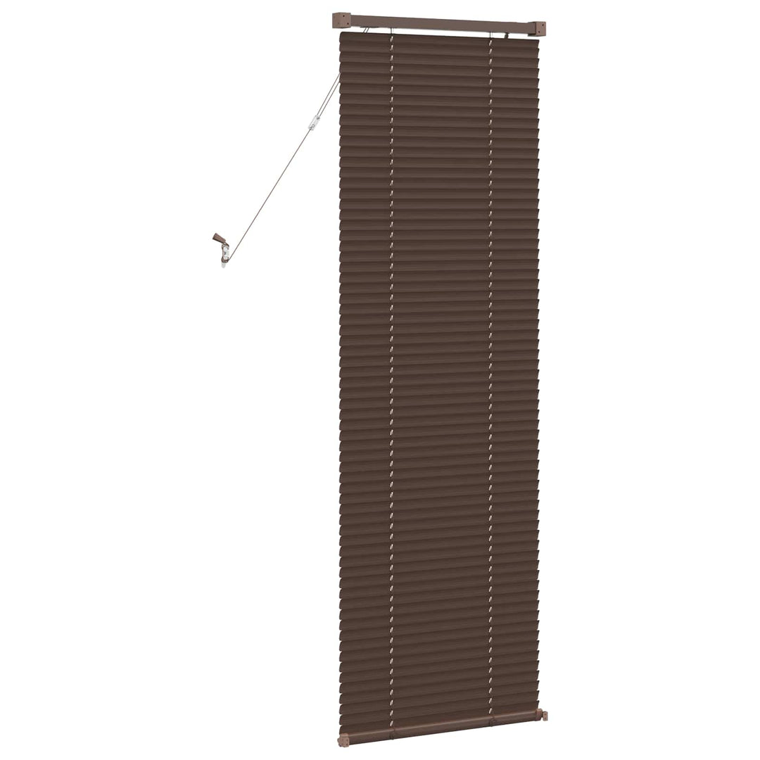 Persienner Mørk Brun med Mønster 150 x 60 cm 25 mm PVC