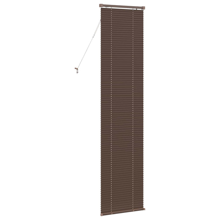 Persienner Mørk Brun med Mønster 213 x 50 cm 25 mm PVC