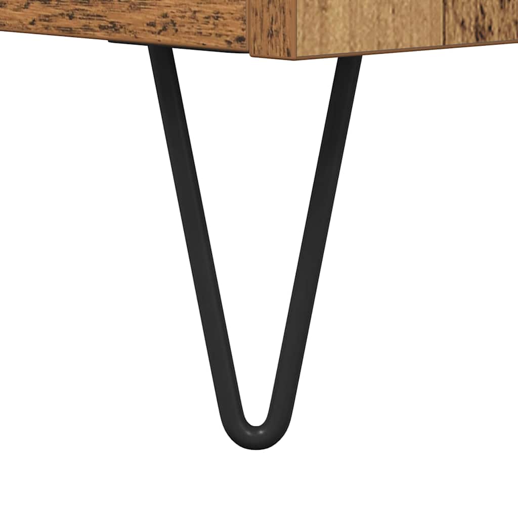 Sideboard Gammelt træ 69,5 x 34 x 90 cm Konstrueret træ