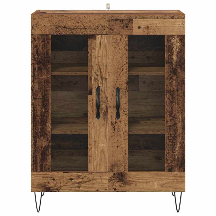 Sideboard Gammelt træ 69,5 x 34 x 90 cm Konstrueret træ