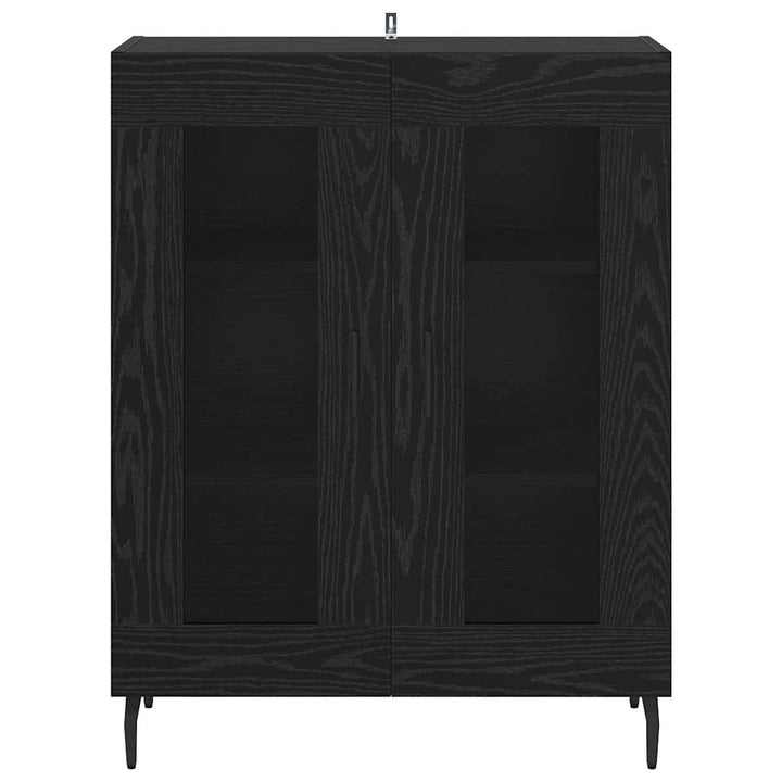Sideboard Sort eg 69,5 x 34 x 90 cm Konstrueret træ