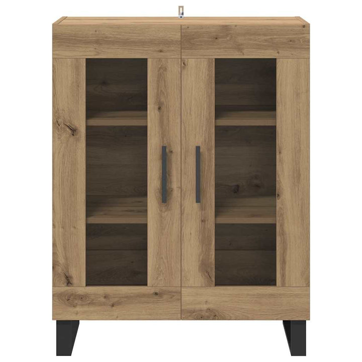 Sideboard Artisan Egetræ 69,5 x 34 x 90 cm Konstrueret træ