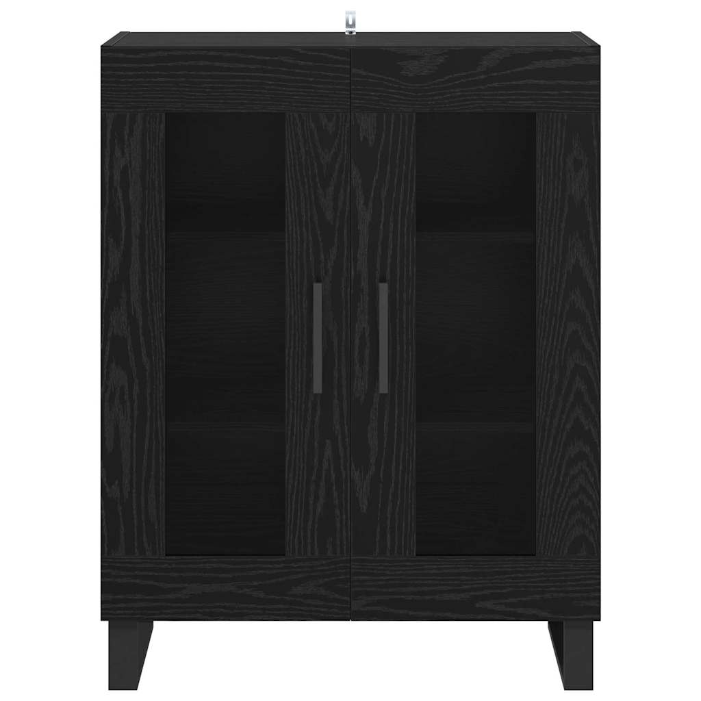Sideboard Sort eg 69,5 x 34 x 90 cm Konstrueret træ