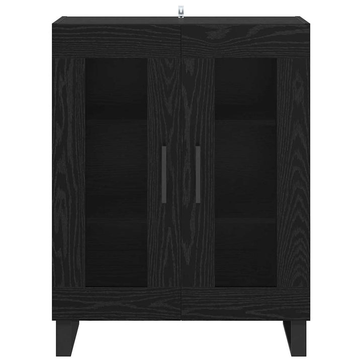 Sideboard Sort eg 69,5 x 34 x 90 cm Konstrueret træ