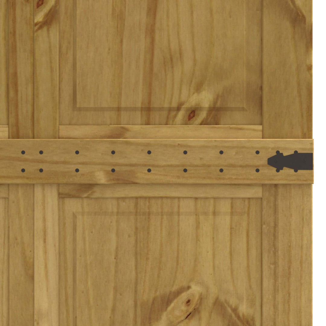 Ladedør Corona HonningBrun 90 x 210 cm Massivt fyrretræ