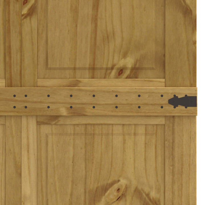 Ladedør Corona HonningBrun 90 x 210 cm Massivt fyrretræ